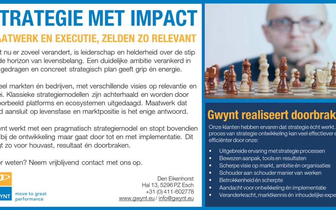 Strategy with impact: customization and execution, rarely so relevant